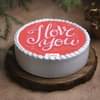 Love You Valentine Cake